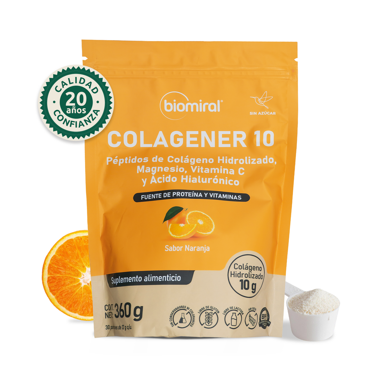 Colagener 10 | 8.33 g de colágeno + Ácido Hialurónico y Magnesio