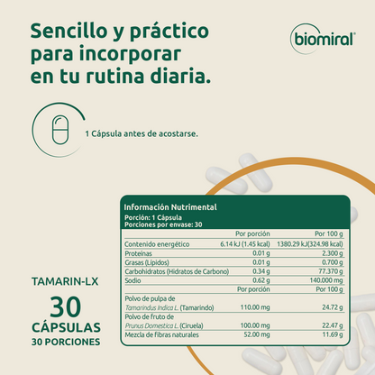 Tamarin-LX | Tamarindo, ciruela y fibras naturales
