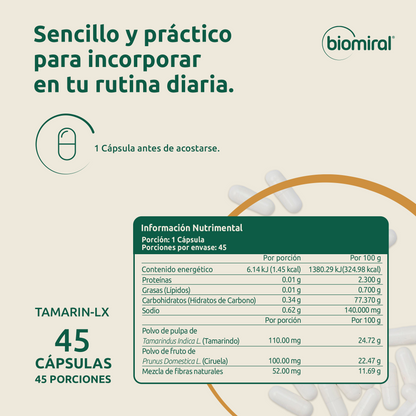 Tamarin-LX | Tamarindo, ciruela y fibras naturales
