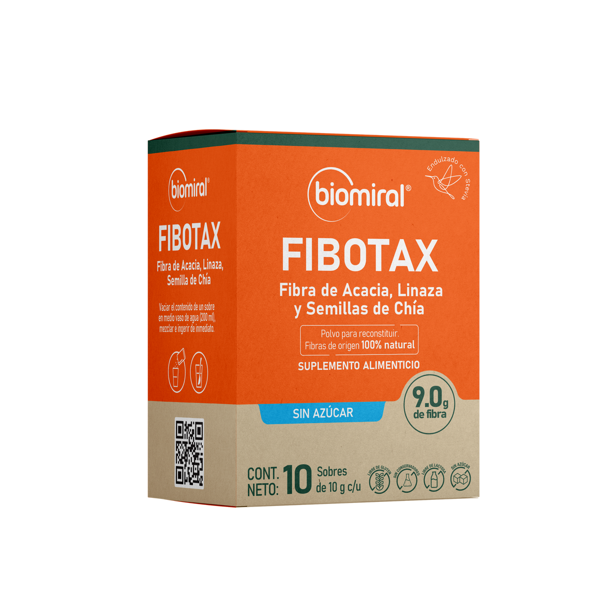 Fibotax Familiar | Fibra de acacia, linaza y chía | 60 sobres
