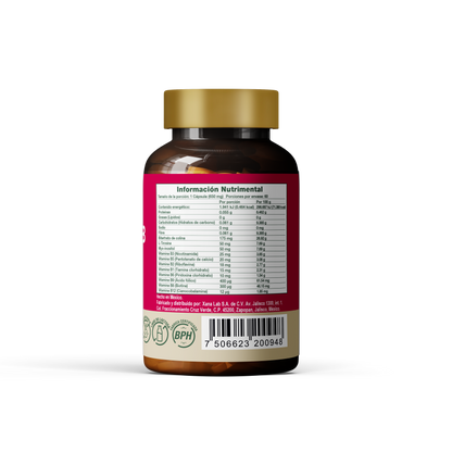 Complejo B con Colina, L-Tirosina y Myo-Inositol | Claridad y Enfoque