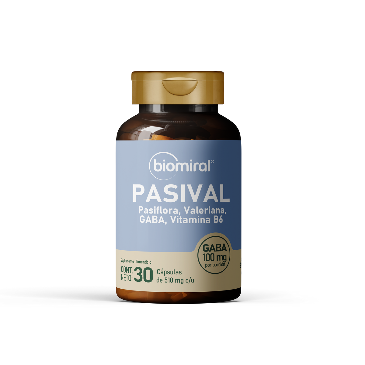 Pasival Biomiral | Pasiflora, Valeriana, GABA y Vitamina B6