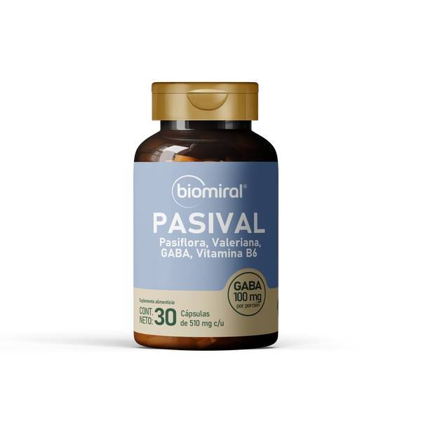 Pasival Biomiral | Pasiflora, Valeriana, GABA y Vitamina B6