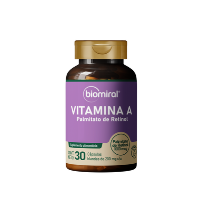 Vitamina A | Palmitato de retinol con aceite de canola