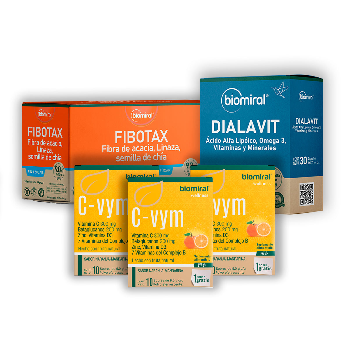 Bienestar Integral Familiar | Pack de fibra, vitaminas, minerales y antioxidantes