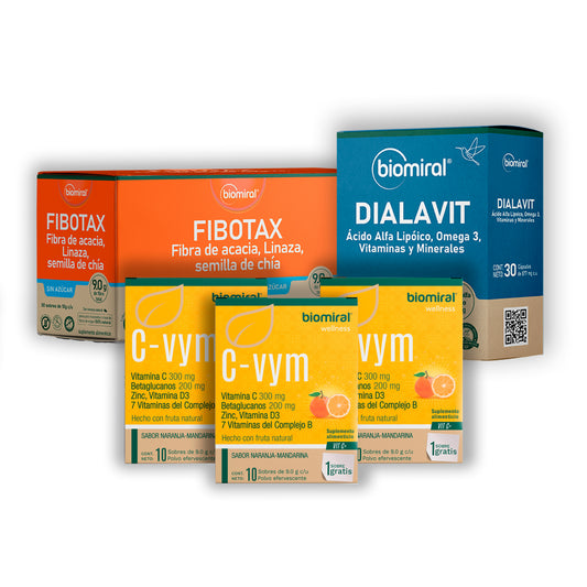 Bienestar Integral Familiar | Pack de fibra, vitaminas, minerales y antioxidantes